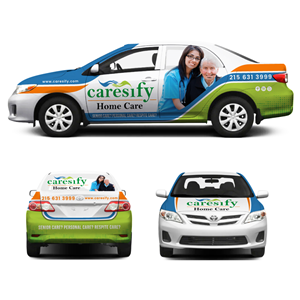 Car Wrap Design by Yoga Tri for Caresify LLC | Design: #29337069