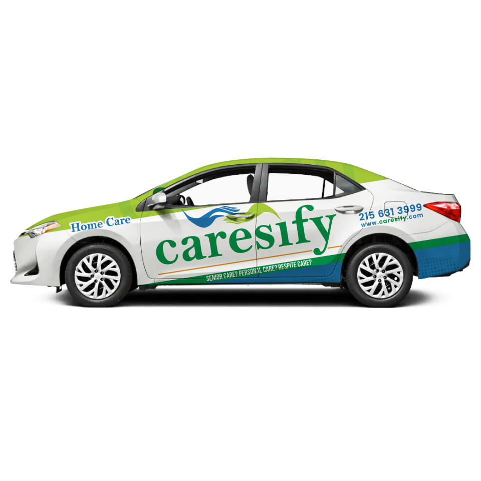 Car Wrap Design by Yoga Tri for Caresify LLC | Design #29357463