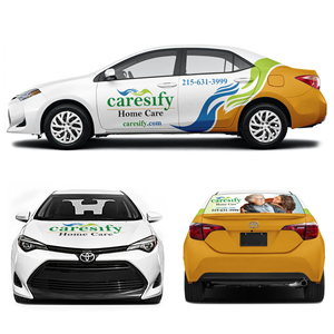 Car Wrap Design by MAKE ME THE WINNER for Caresify LLC | Design: #29360533