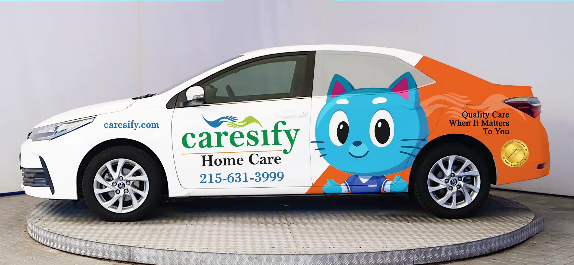 Car Wrap Design by typefdesign for Caresify LLC | Design #29353230