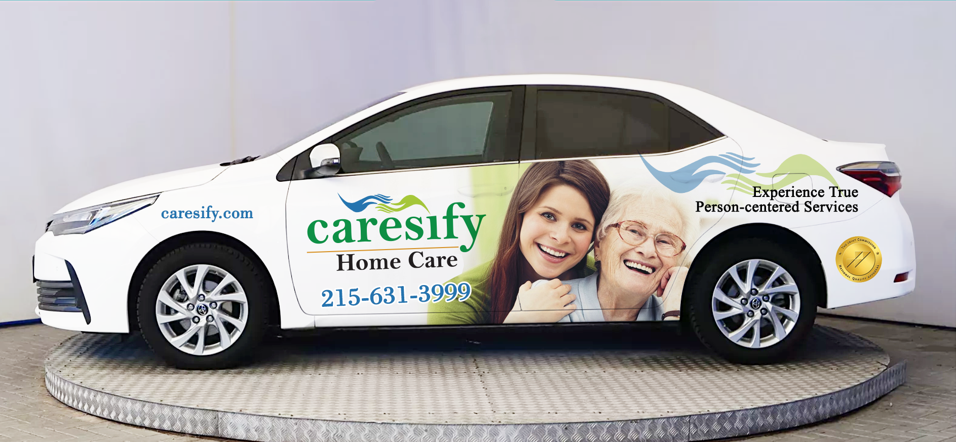 Car Wrap Design by typefdesign for Caresify LLC | Design #29358817