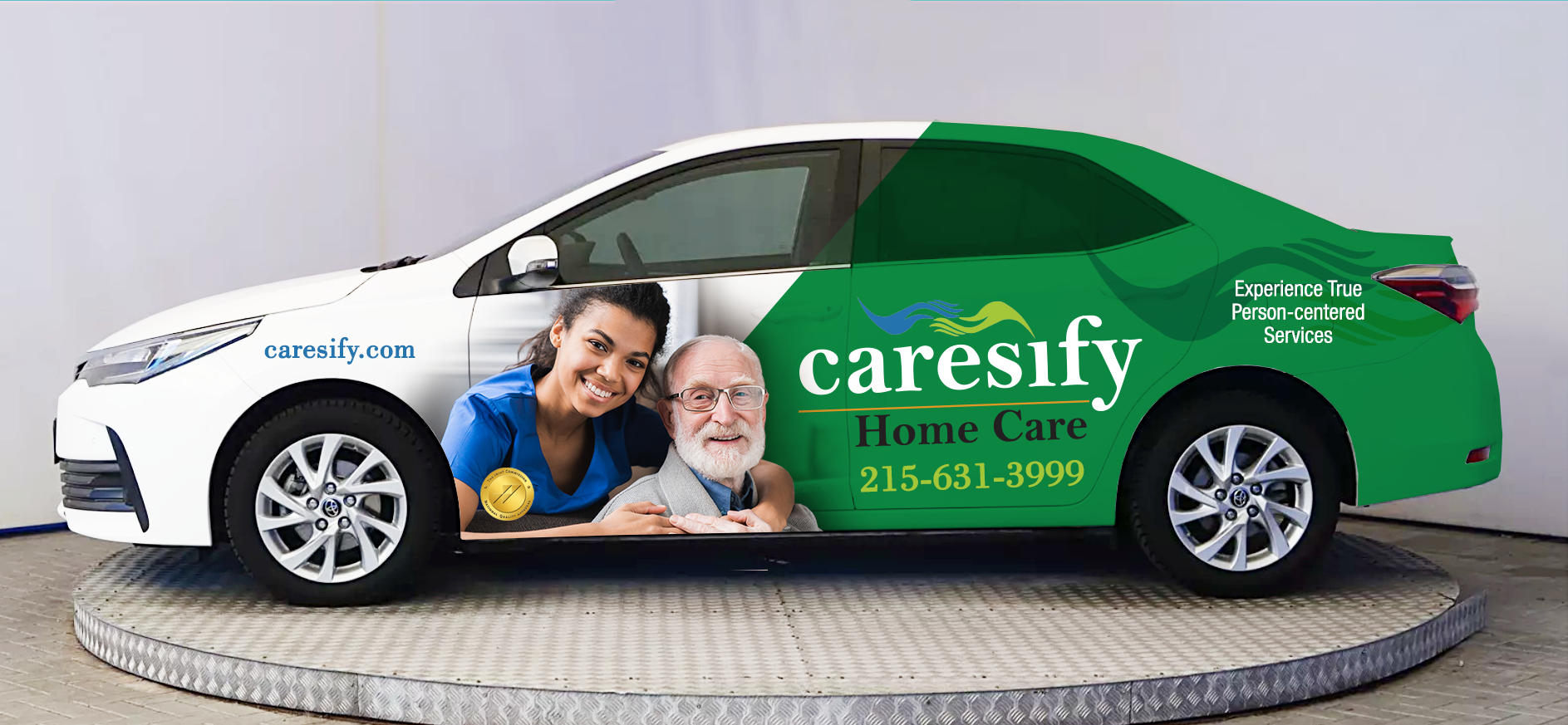 Car Wrap Design by typefdesign for Caresify LLC | Design #29364035