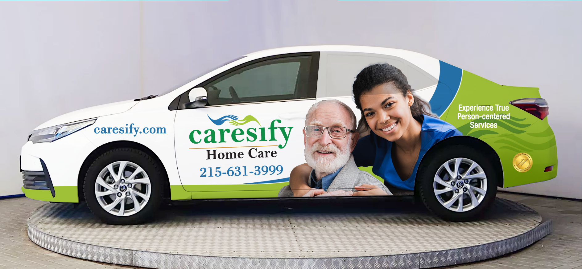 Car Wrap Design by typefdesign for Caresify LLC | Design #29364576