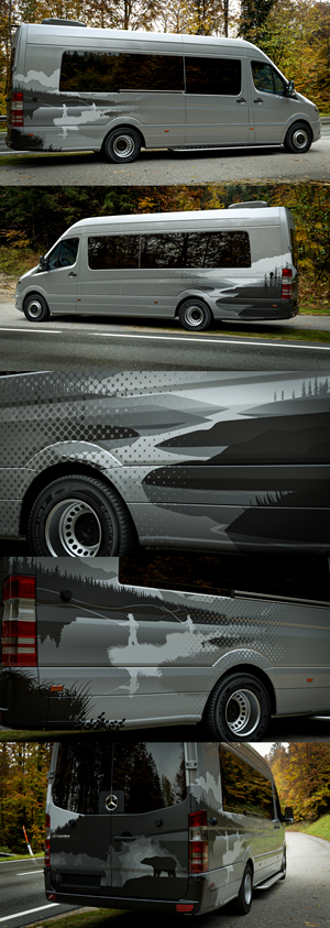 Design a wrap for our RV, Polly! | Diseño de Rotulación de Vehículo por My Idea Studio