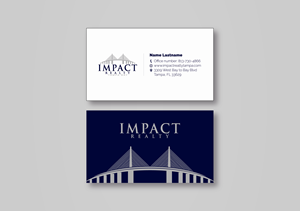Tampa, Florida based Real Estate company Business Cards | Business Card Design by MarkoE