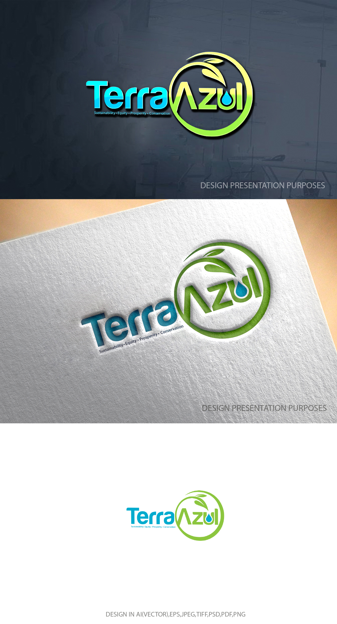 Logo-Design von graphicevolution für TerraAzul | Design #29346691