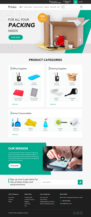 Web Design by Starlyn DS for PRINKO IMAGE CO USA INC | Design: #29371764