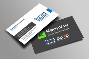 Design de Carte de Visite par Creations Box 2015 pour KrohVan/True/Curo | Design : #29463230