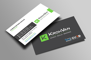 Design de Carte de Visite par Creations Box 2015 pour KrohVan/True/Curo | Design : #29490122