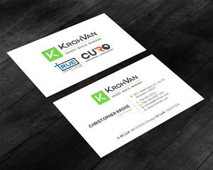 Design de Carte de Visite par chandrayaan.creative pour KrohVan/True/Curo | Design : #29338331
