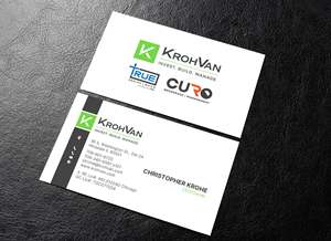Design de Carte de Visite par chandrayaan.creative pour KrohVan/True/Curo | Design : #29338339