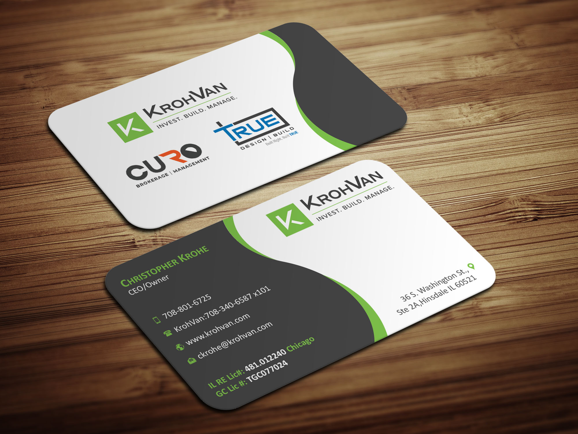 Design de Carte de Visite par Magic of Art pour KrohVan/True/Curo | Design #29345914