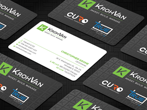 Business Card Design by DesignShout for KrohVan/True/Curo | Design: #29366524