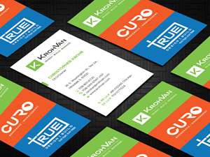 Business Card Design by DesignShout for KrohVan/True/Curo | Design: #29366575
