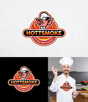 Logo Design by step forward 2 for Hottsmoke | Design: #29339100