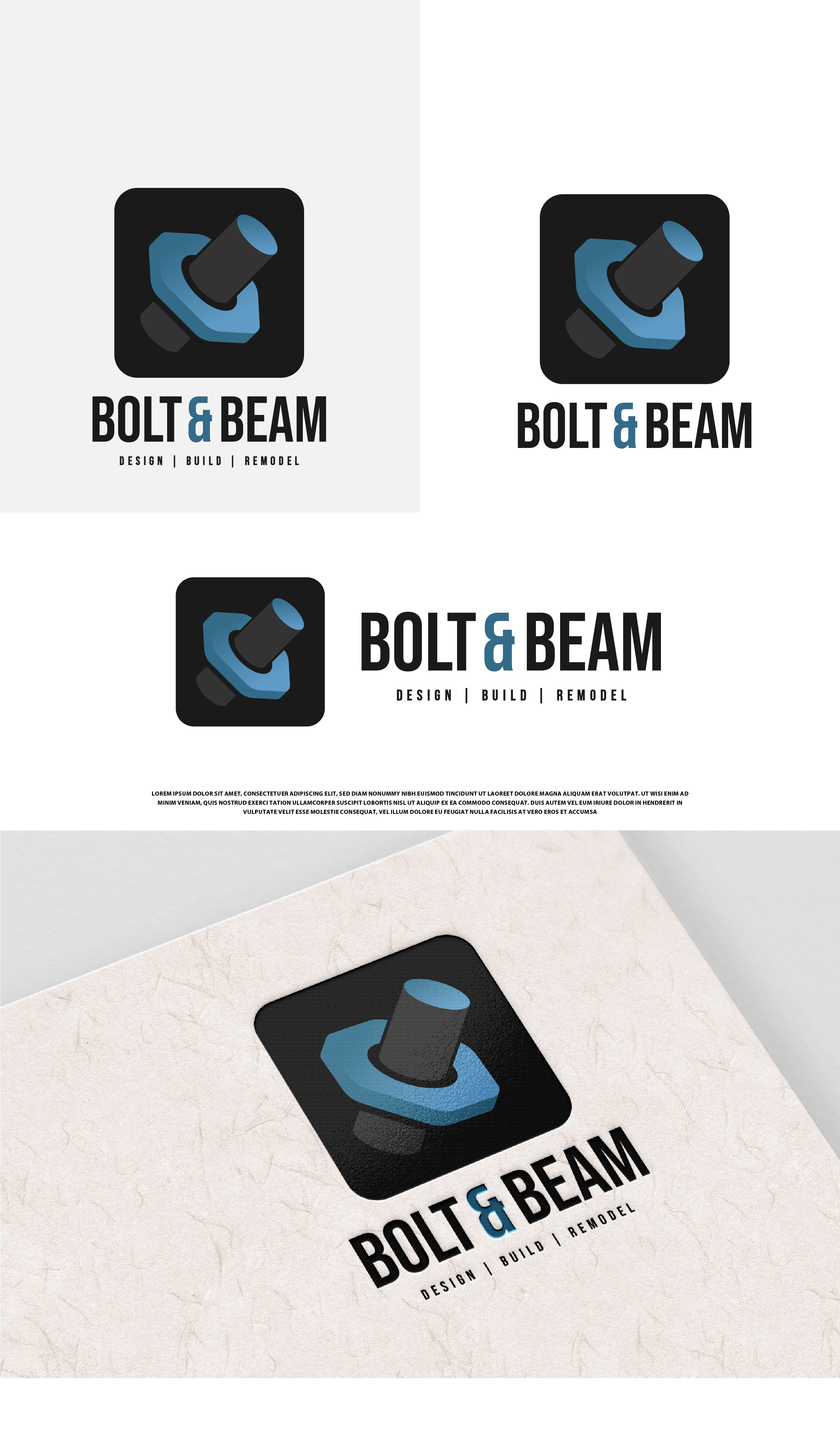 Logo Design by Fezy Design Studio for Bolt & Beam LLC | Design #29342290