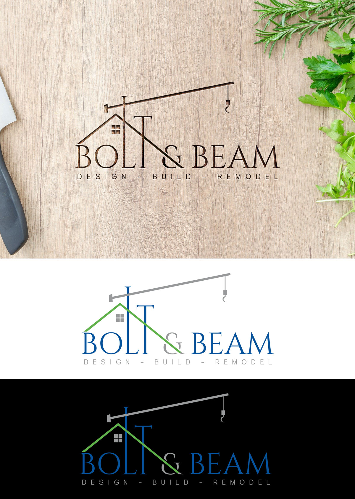 Logo Design by we with for Bolt & Beam LLC | Design #29348060