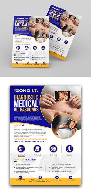 Sono I.T.  -  Diagnostic Ultrasound Flyer | Flyer Design by ZeneFashions