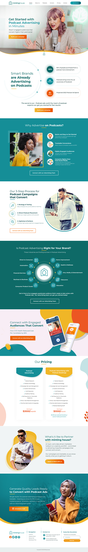 Web Design by Blue Sparrow for minting house | Design: #29349988