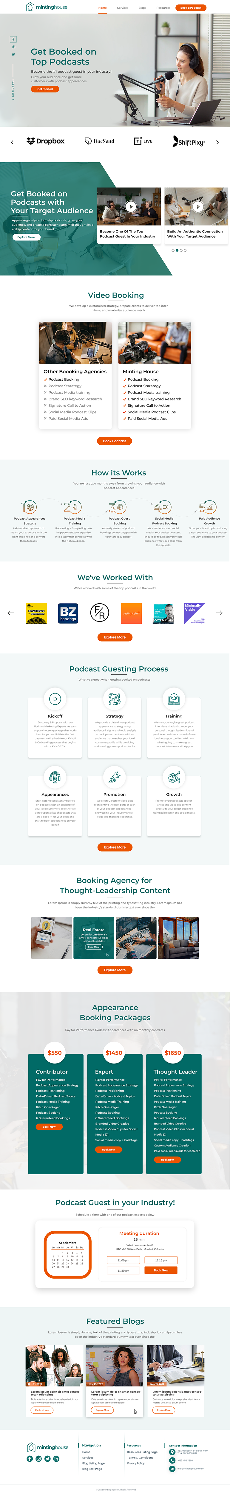 Web Design by HARSH SAINI for minting house | Design #29344279