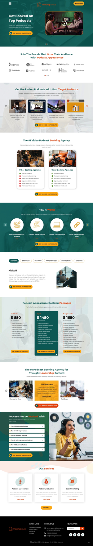 Web Design by pb for minting house | Design: #29348391