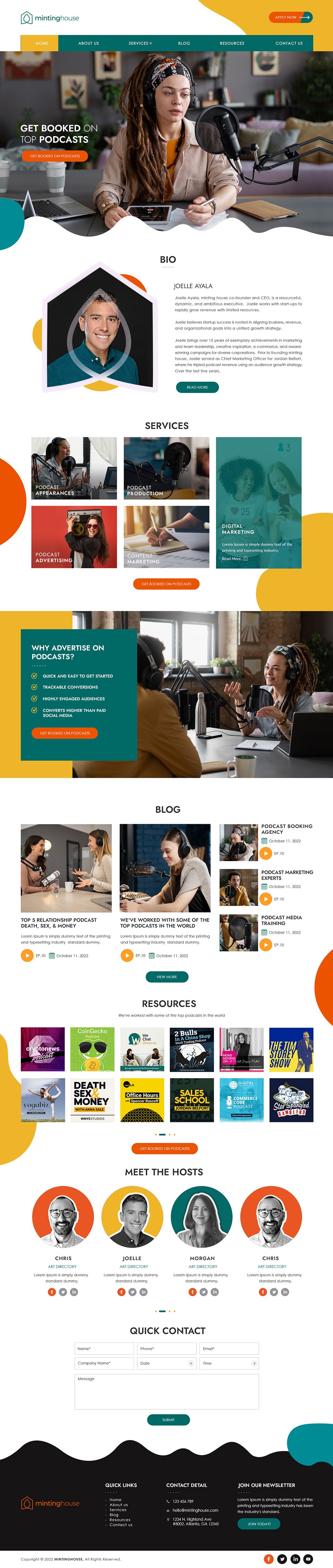 Web Design by bdesigner9 for minting house | Design #29342183