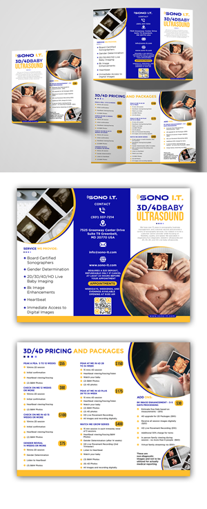 Sono IT - 3D/4D Baby Ultrasound  | Design de Flyer par ZeneFashions