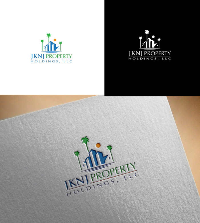 Elegant, Playful, Real Estate Logo Design for JKNJ Property Holdings