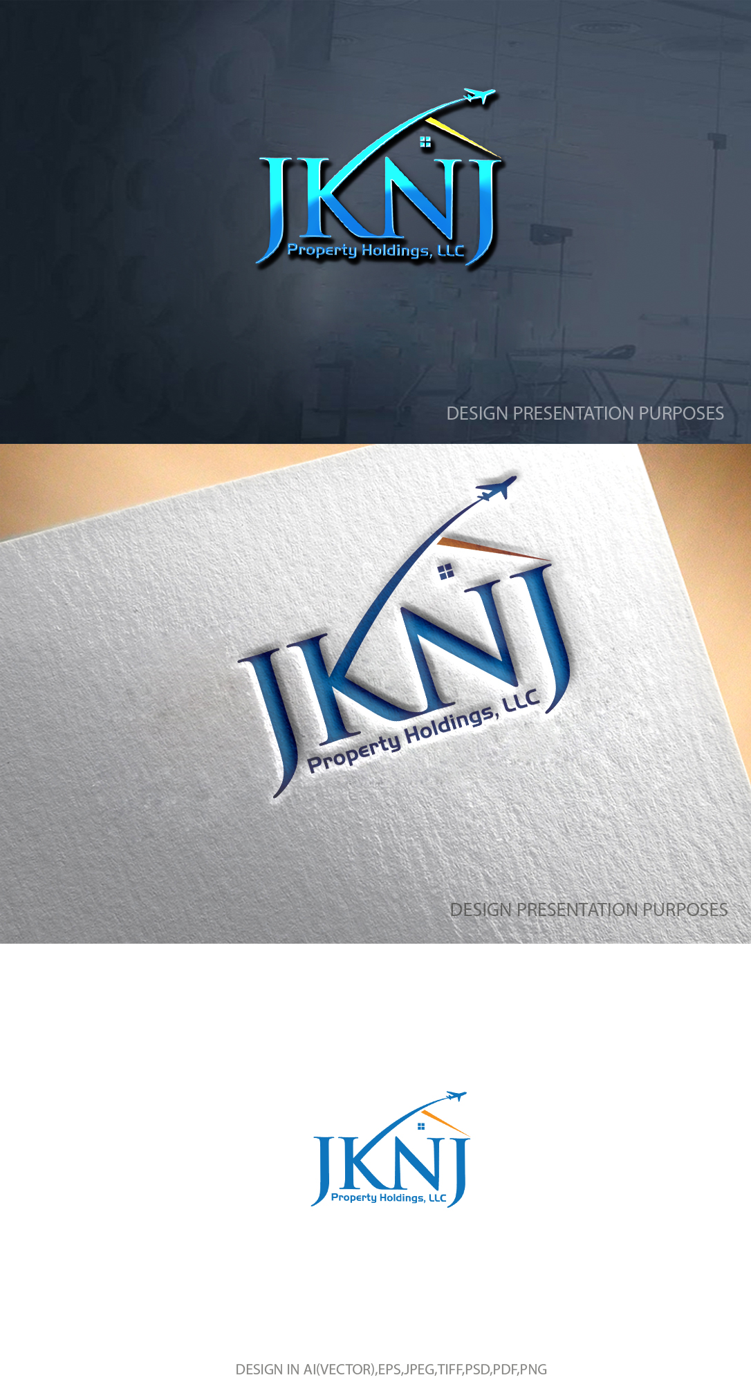 Logo Design by graphicevolution for JKNJ Property Holdings, LLC | Design #29345592