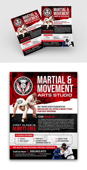 Verde Valley Brazilian Jiu Jitsu Ad | Flyer-Design von debdesign