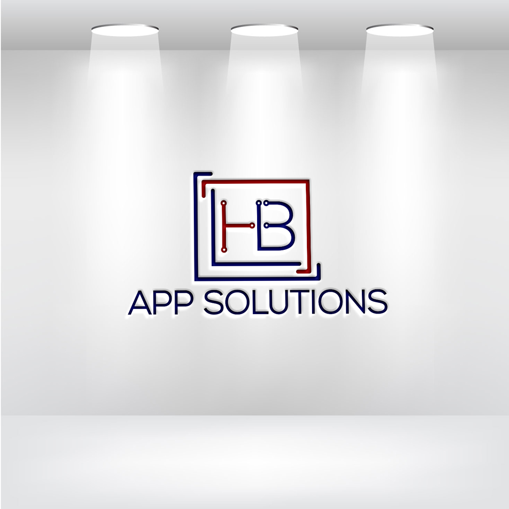 Logo Design by Uhm@design for HB App Solutions | Design #29345310