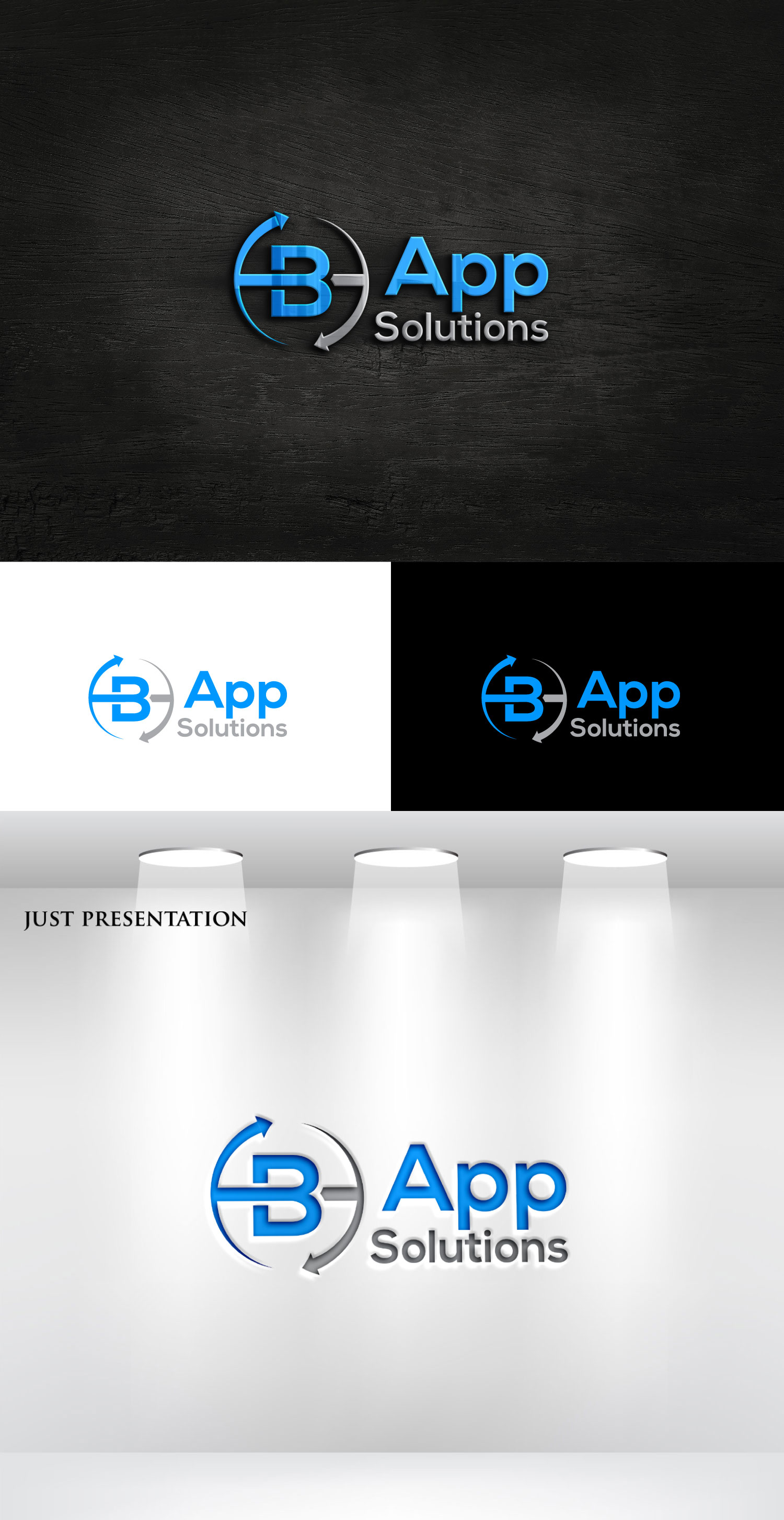 Logo Design by Mi Design1 for HB App Solutions | Design #29344539