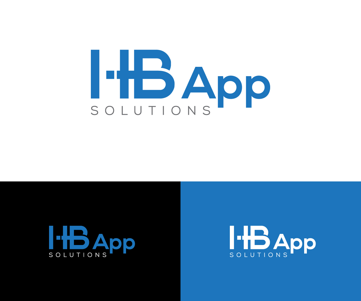 Logo Design by Kavth for HB App Solutions | Design #29375347