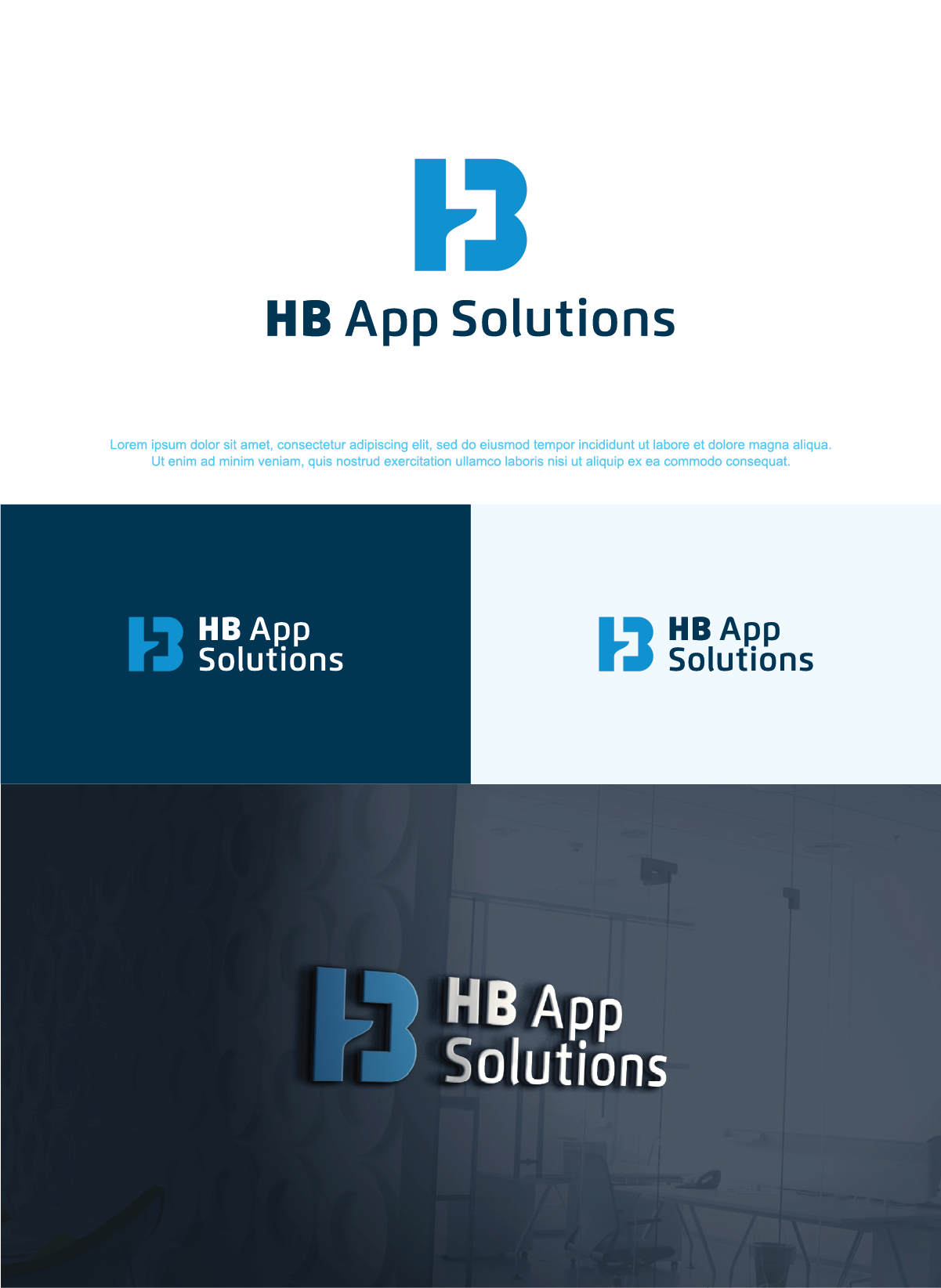 Design de Logo par VectoreKing pour HB App Solutions | Design #29347128