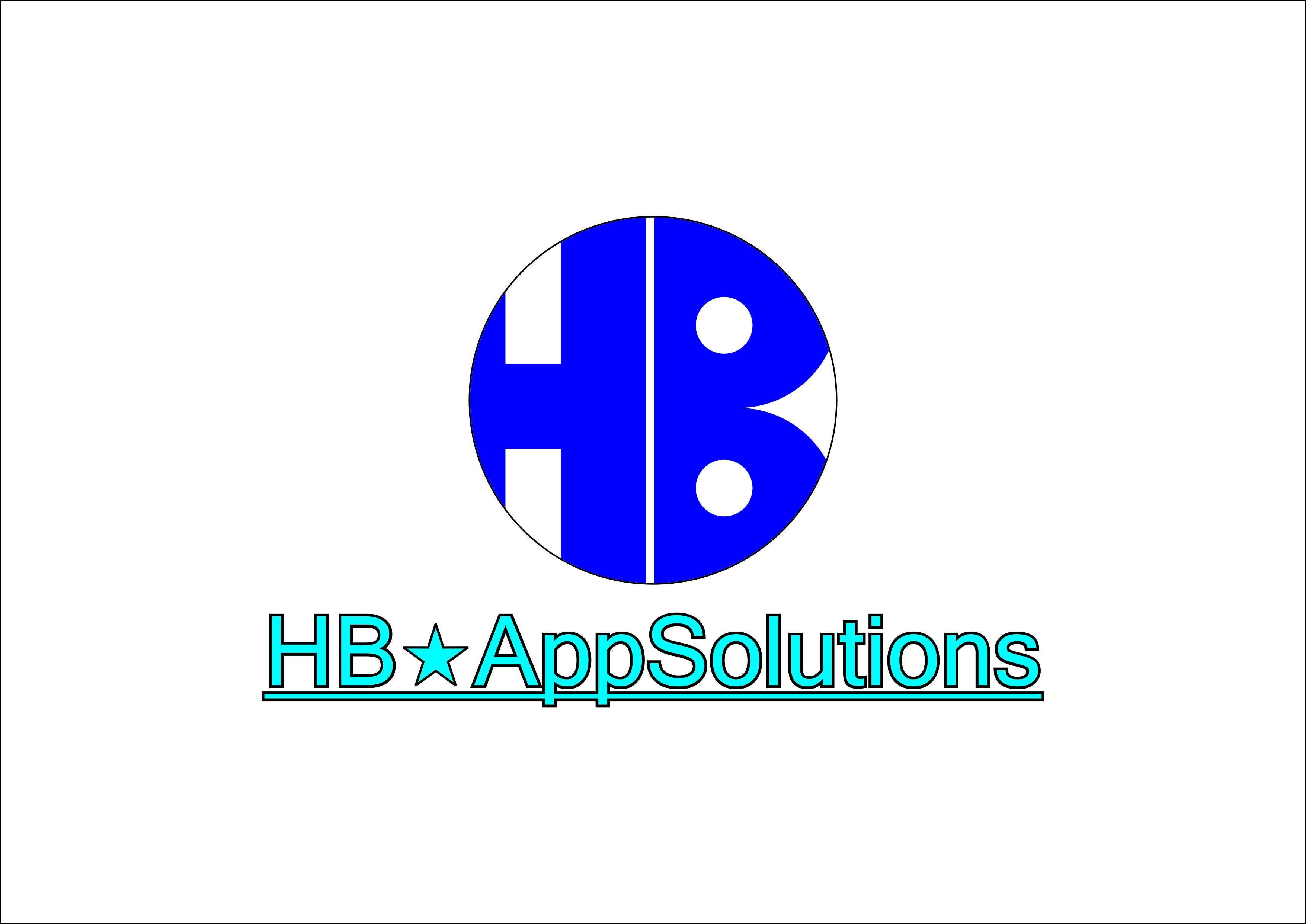 Logo Design by Hendy Kurniawan for HB App Solutions | Design #29369711