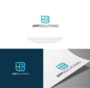 Diseño de Logo por Logoziner para HB App Solutions | Diseño #29351434
