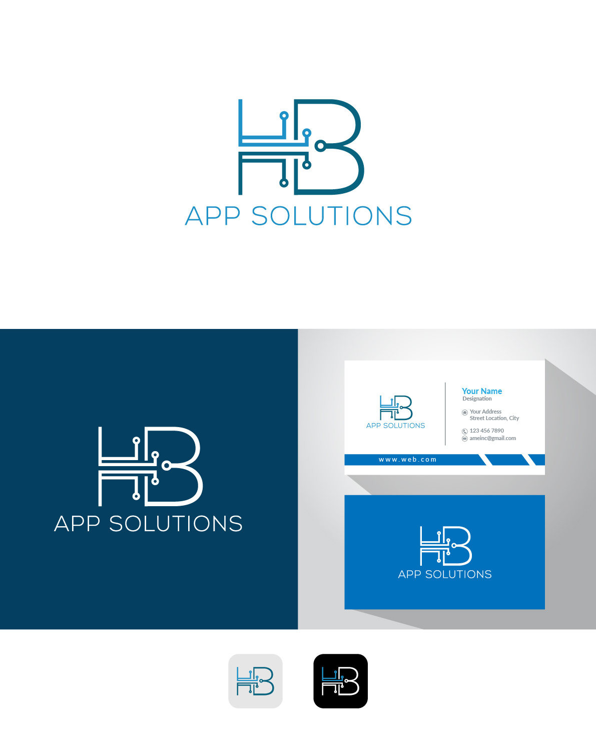 Design de Logo par Deziners Zone pour HB App Solutions | Design #29347216