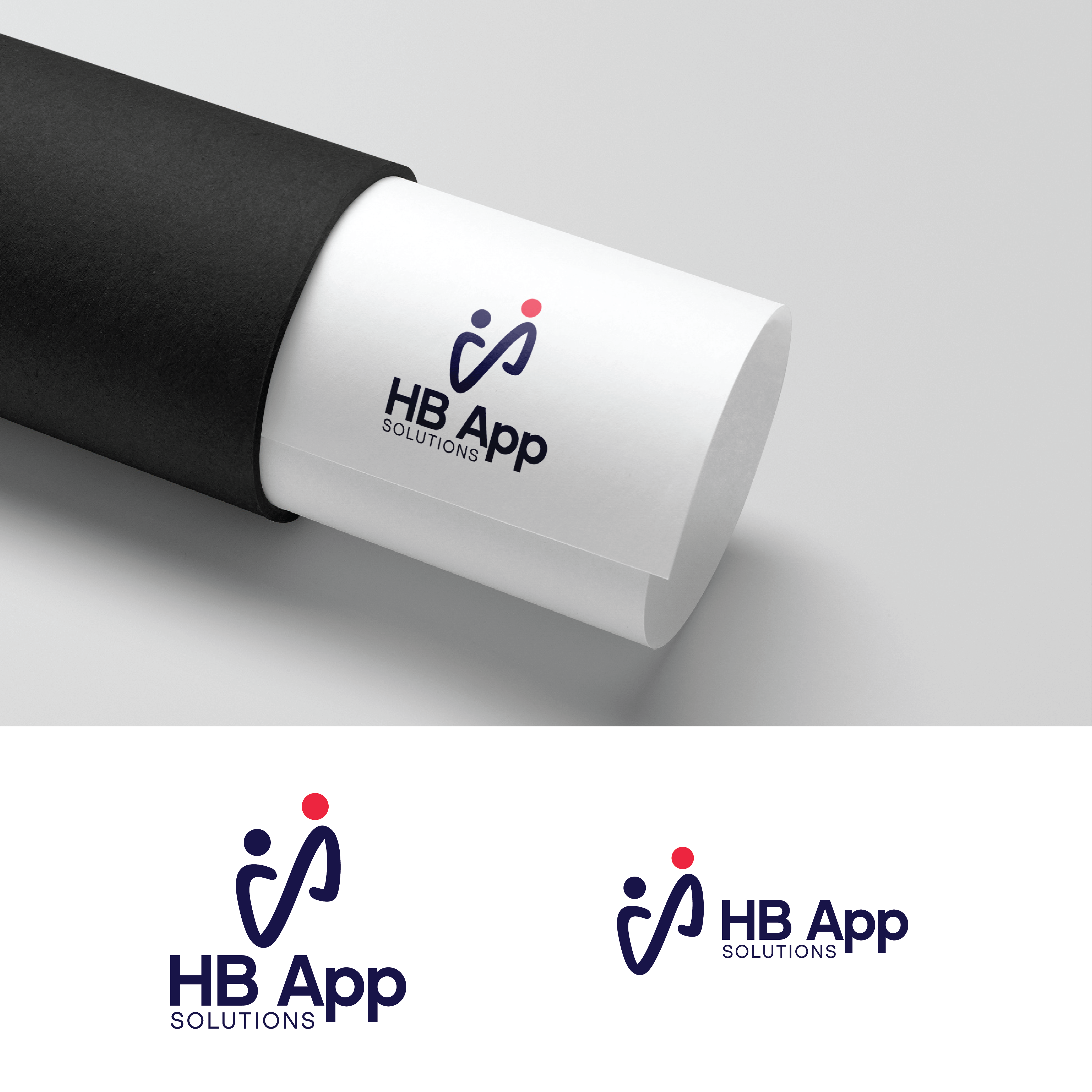 Logo Design by h2y for HB App Solutions | Design #29372921