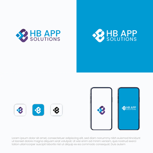 Logo Design by Maxo-Biz for HB App Solutions | Design: #29346009