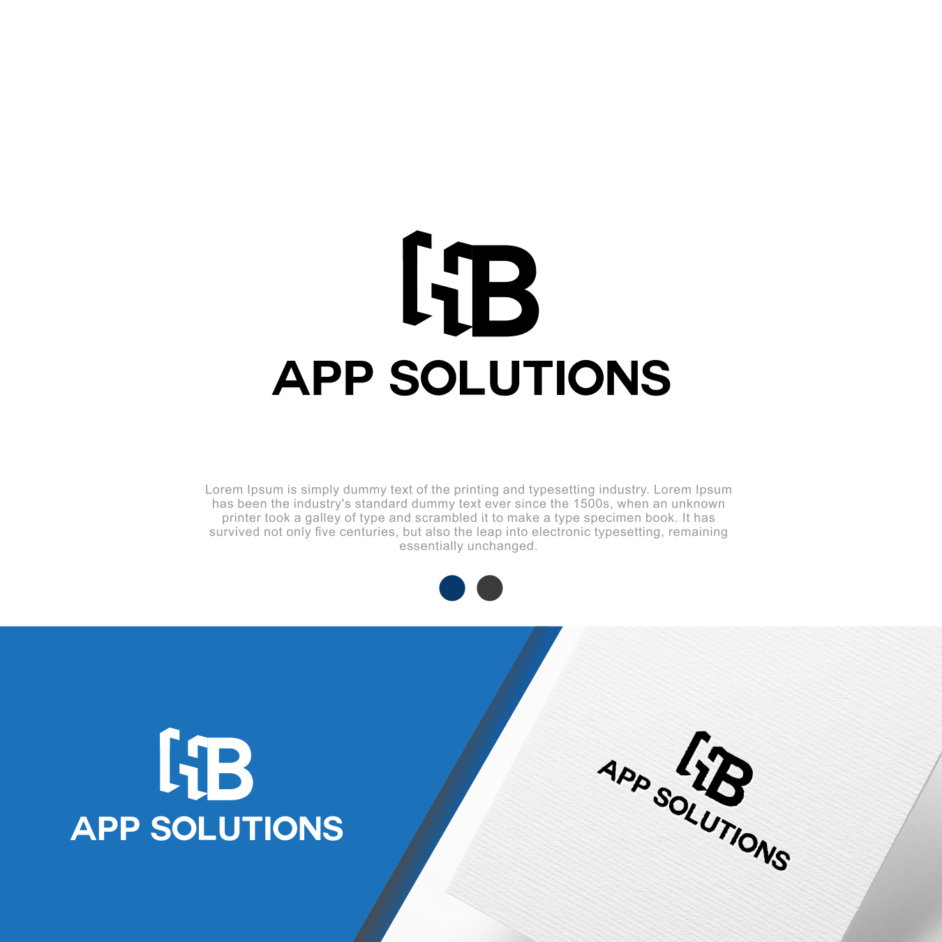 Design de Logo par GAM'Design pour HB App Solutions | Design #29347119