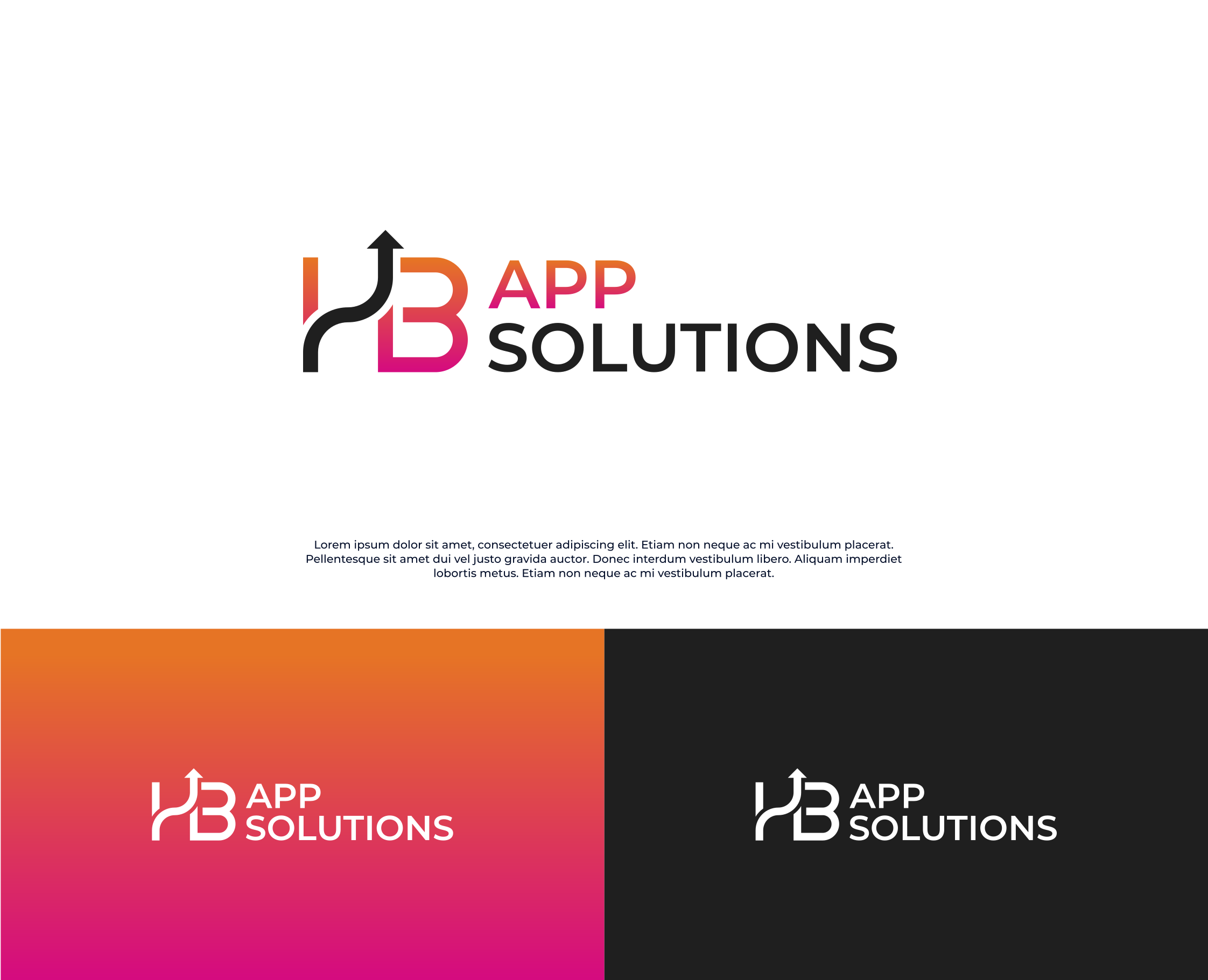 Logo Design by abdurrohman for HB App Solutions | Design: #29398716