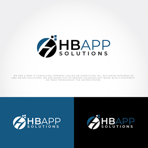 Logo Design by AlphabetZero.co.uk for HB App Solutions | Design: #29370057