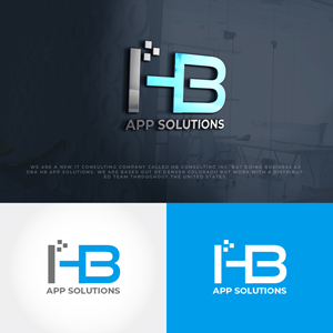 Logo Design by Ayub Zafar for HB App Solutions | Design: #29370071