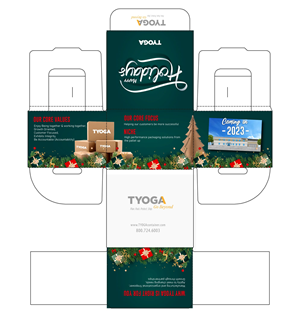Holiday gift box for customers illustrating our core values | Packaging Design by davidsantacruz7