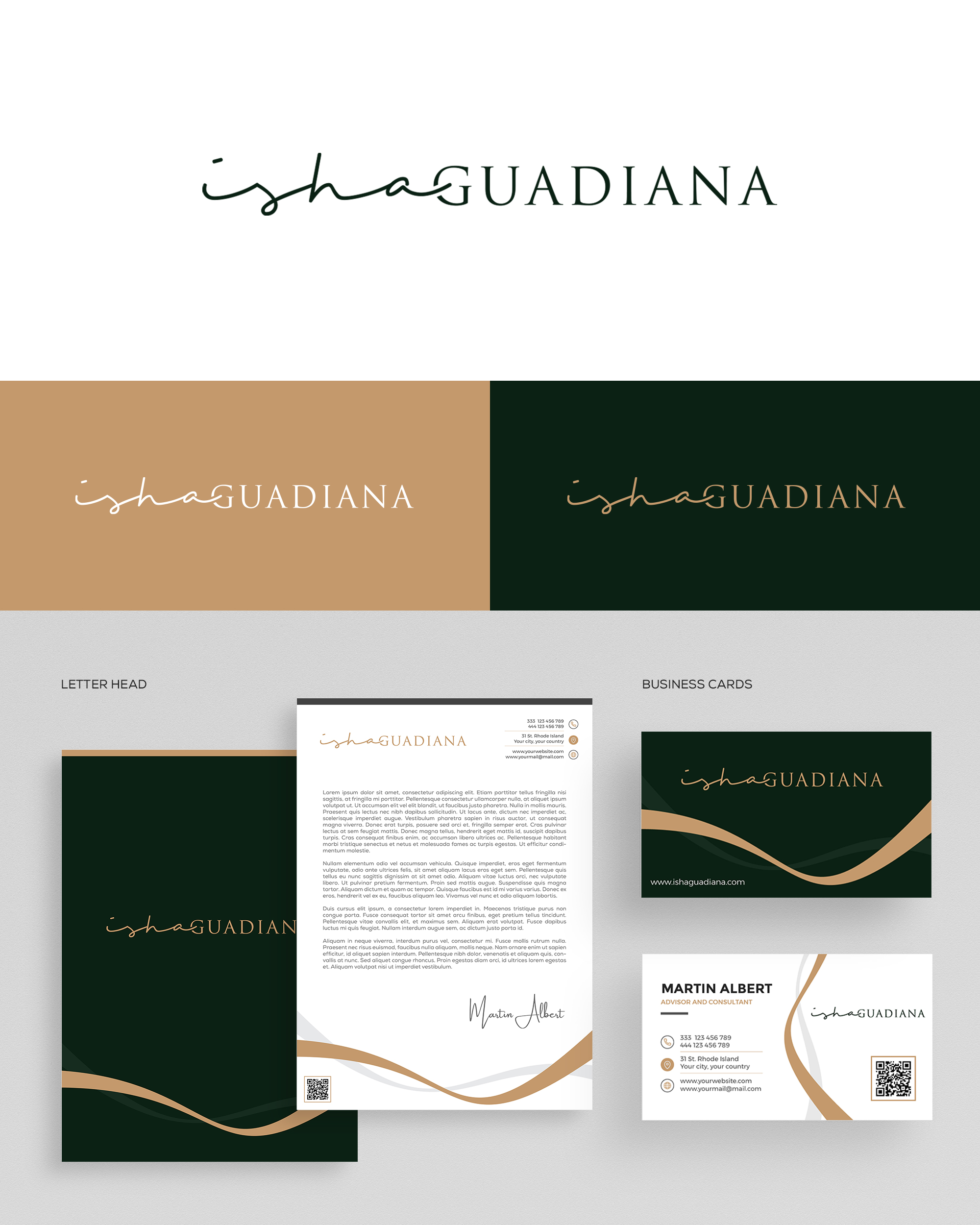 Stationery Design by Virgo Designs for ISHA Guadiana | Design: #29358344