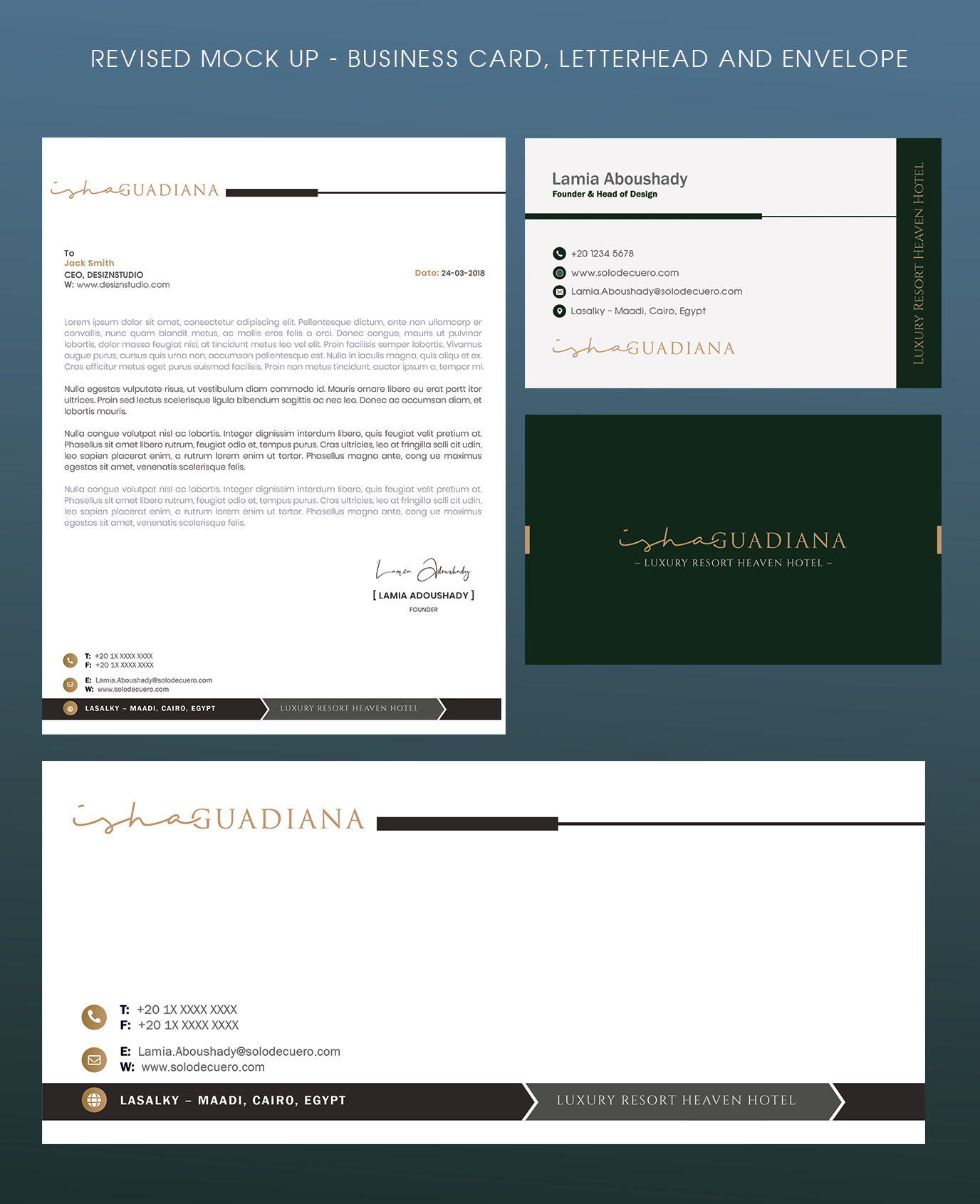 Stationery Design by Expert Designer for ISHA Guadiana | Design #29363076