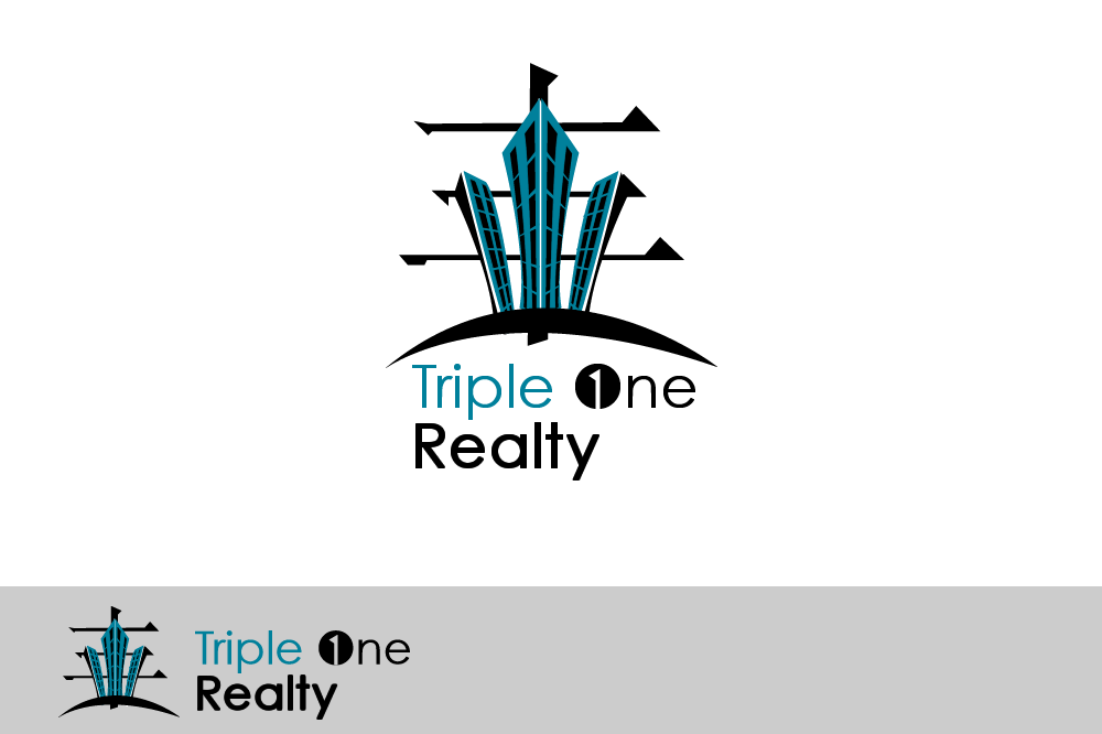 Logo Design by alcartoon for Triple One Realty | Design #745813