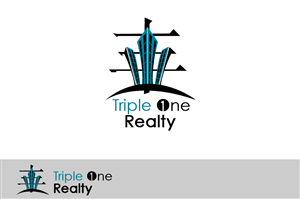 Logo Design by alcartoon for Triple One Realty | Design: #745877
