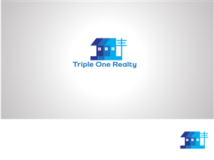 Logo Design by Brain.Art for Triple One Realty | Design: #746884
