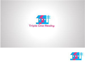 Logo Design by Brain.Art for Triple One Realty | Design: #746885